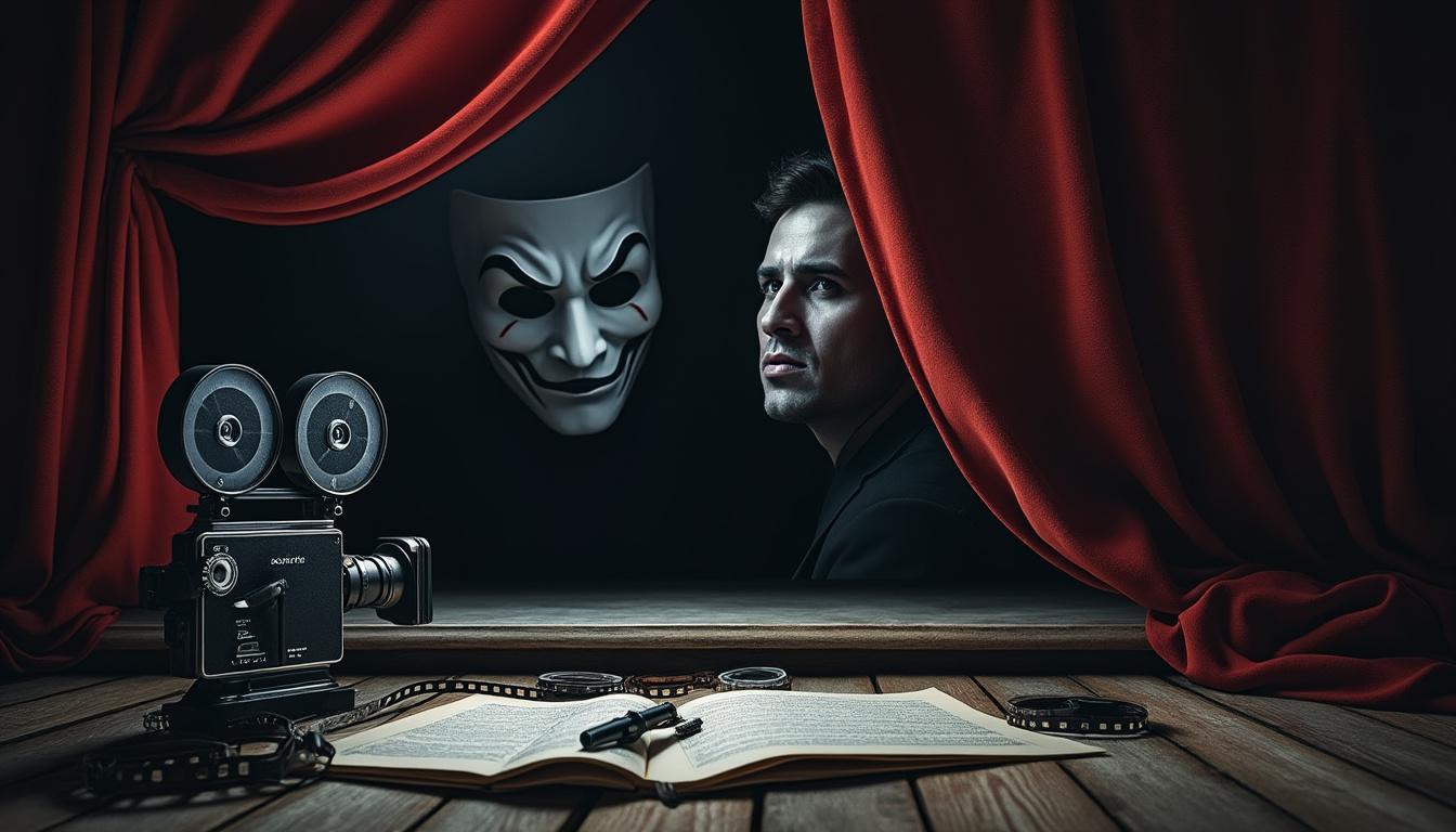 explorez l'art du mensonge du théâtre au cinéma à travers une analyse approfondie et des interprétations captivantes.